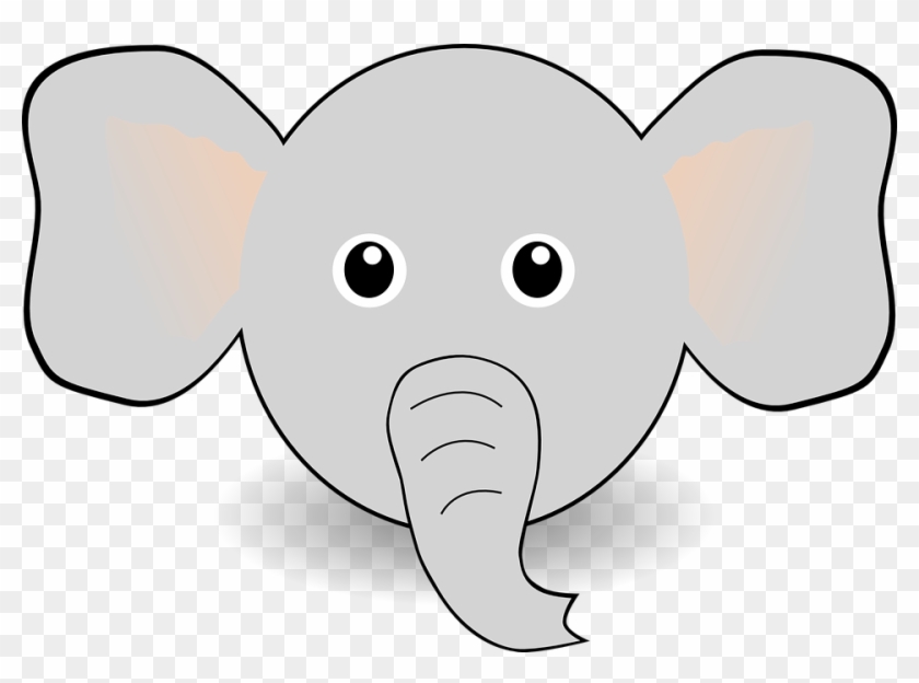 Funny Elephant Face Cartoon By Palomaironique Funny - Draw A Cartoon Elephant Face #181841