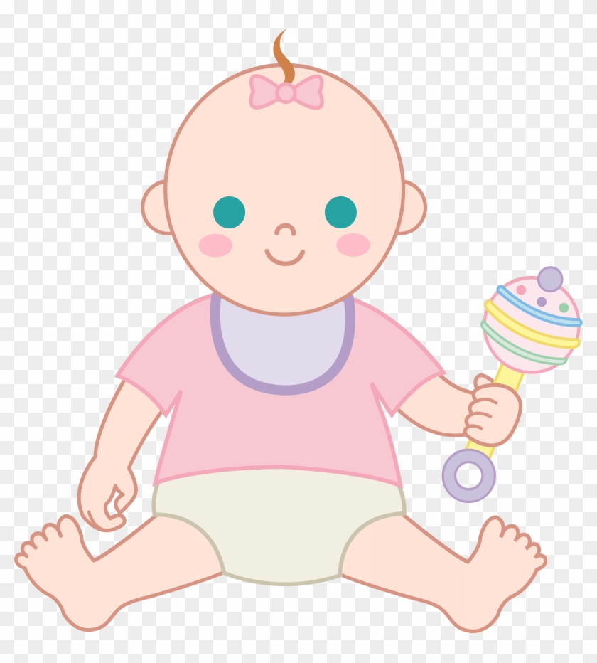 Baby Boy Shower Fresh Free Baby Shower Clip Art Pictures - Baby And Rattle Cartoon #181869