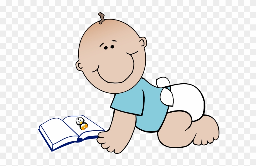 Baby Reading Clipart - Baby Reading Clip Art #181866