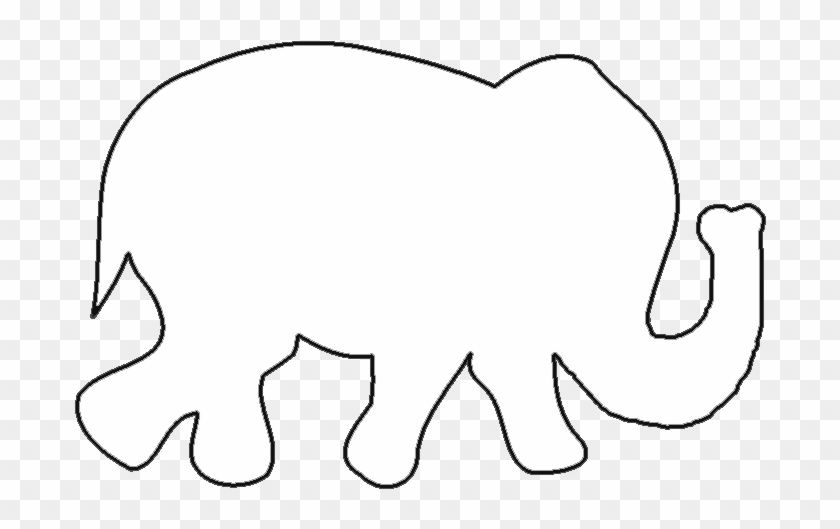 Outline Clip Art - Elephants #181899