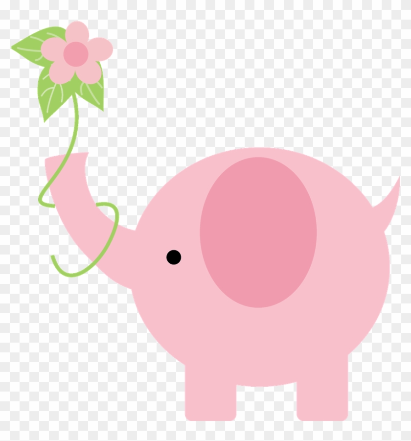 Clip Art - Baby Elephant Pink Png #181961