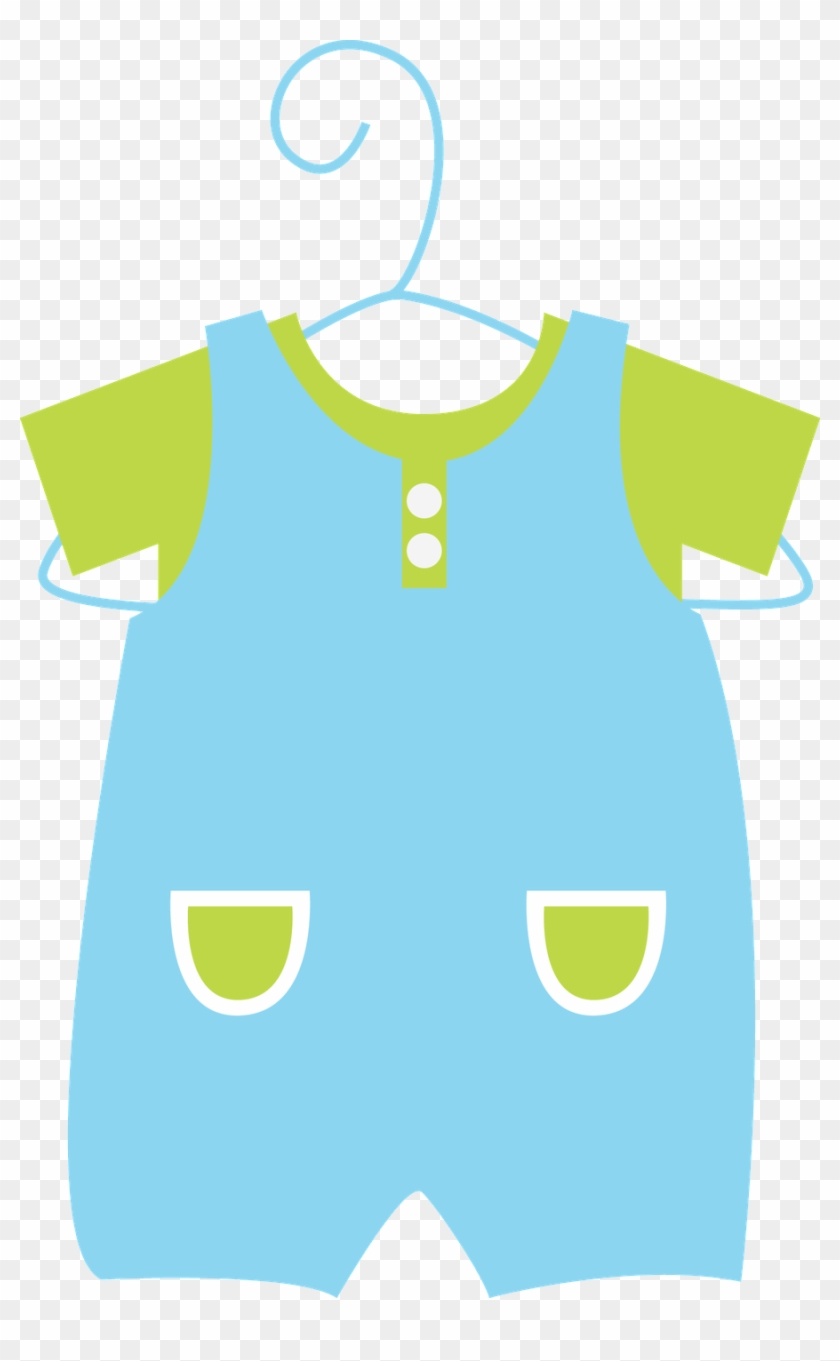 Yellow Clipart Baby Clothes - Dibujos Para Baby Shower Varon - Free ...