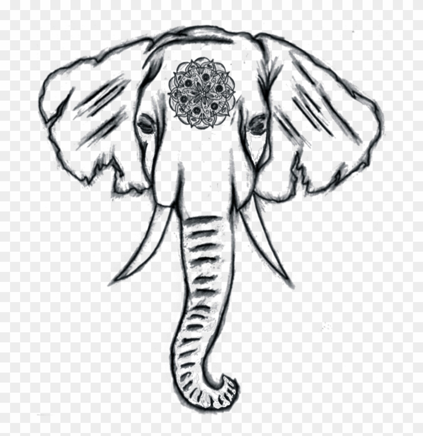 Easy Elephant Drawing At Getdrawings - Cute Things To Draw Elephant #181981