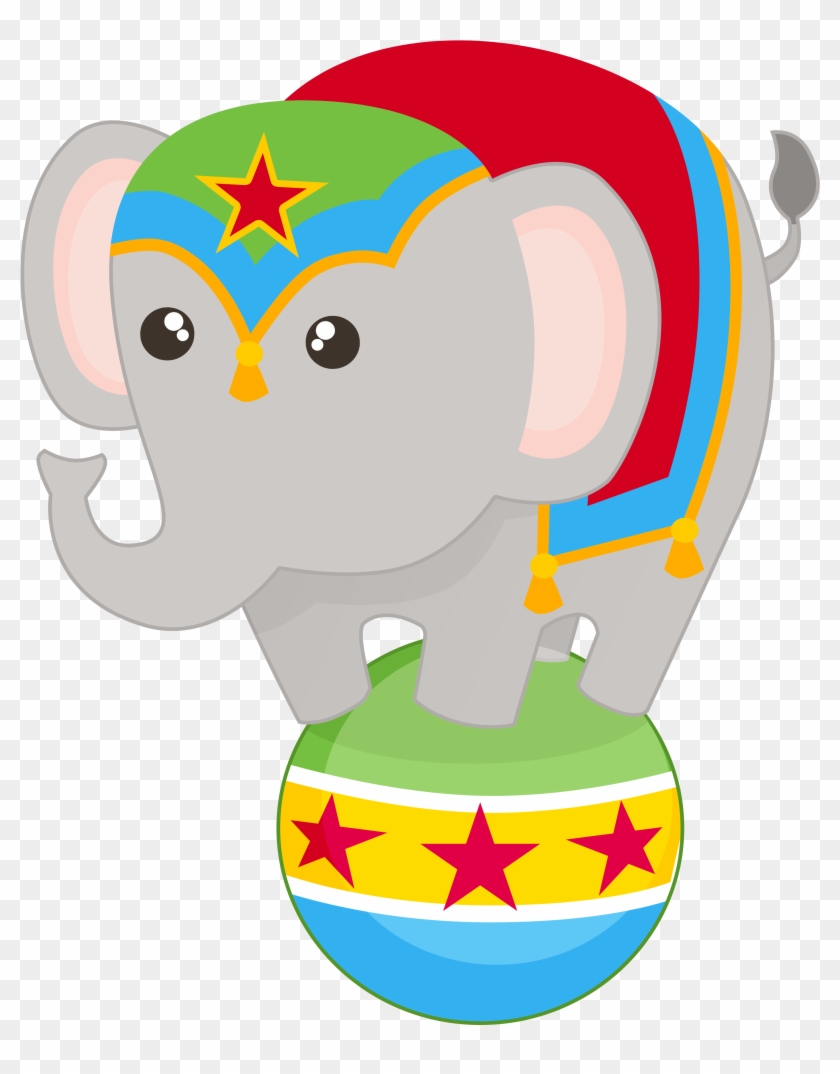 Circo Elefantes Bola1 - Circus Clipart Png #181991