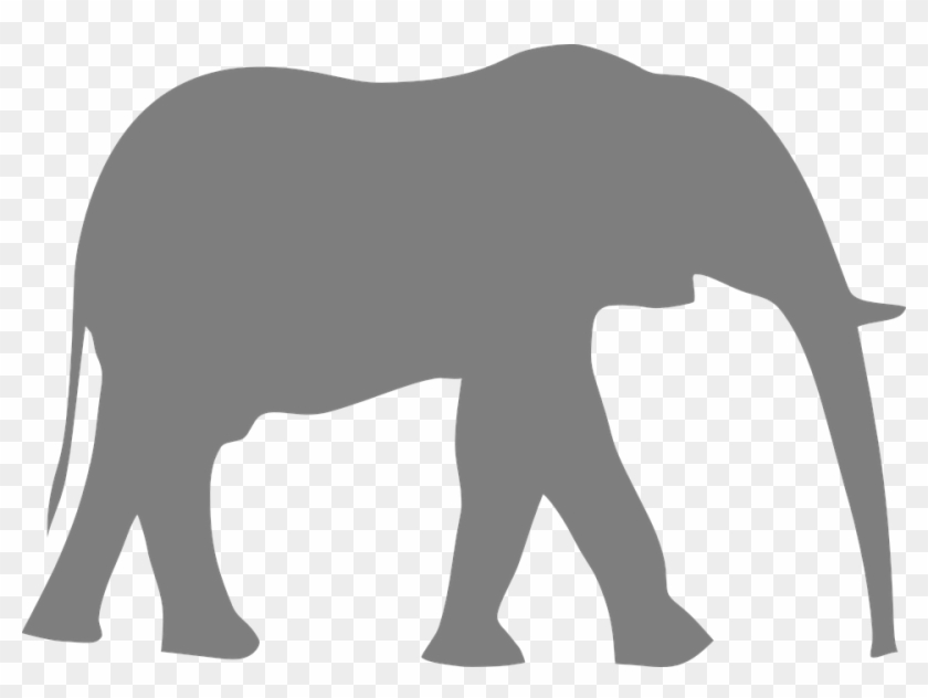 Elephant Silhouette Clipart Transparant Background - Elephant Clipart Black And White #182020