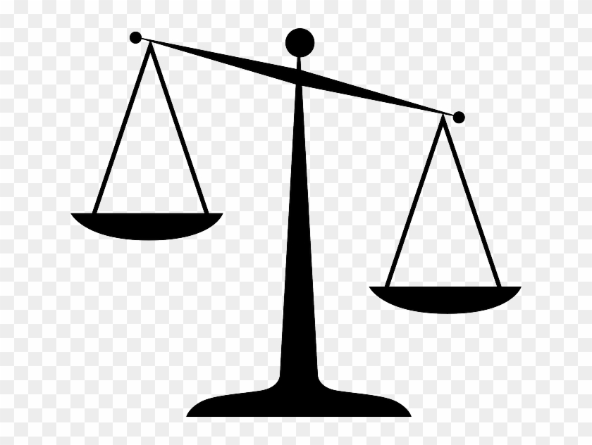Scale Clipart Mock Trial Pencil And In Color Scale - Scales Of Justice Clip Art #182061