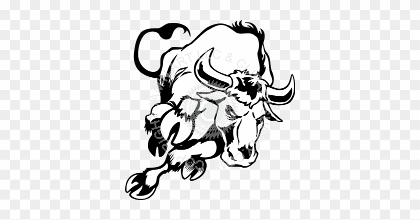 Related Charging Bull Clipart - Poquoson High School #182064