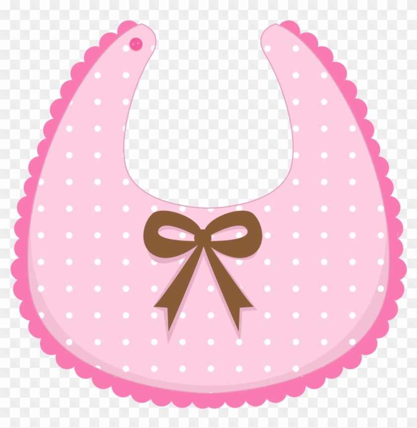 Baby Girl Bib Clip Art - Baberos Para Baby Shower #182075