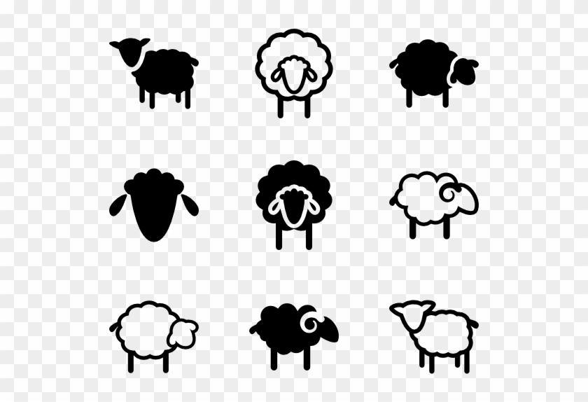 Podobny Obraz - Sheep Vector Png #182076