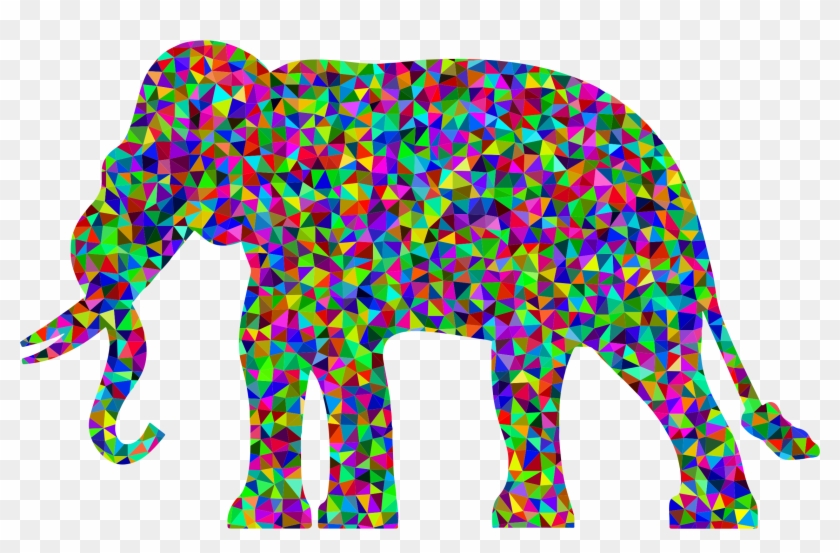 Big Image - Low Polygon Art Elephant #182110