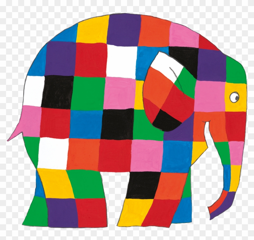 Elmer Clipart - Elmer The Patchwork Elephant #182113