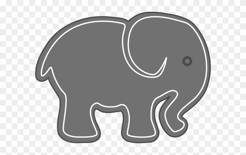 Elephant In Grey And Yellow - Full Size PNG Clipart Images Download