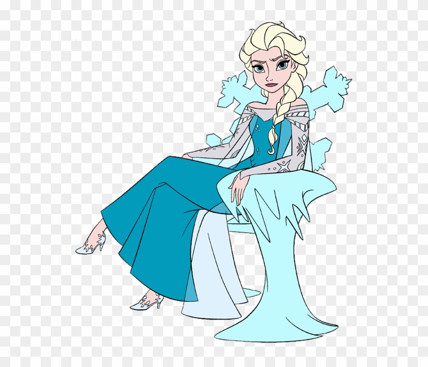 Frozen Clipart 2k4t90 Clipart - Elsa Sitting In Chair #182130