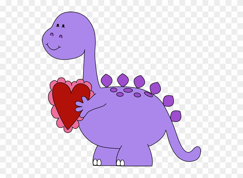 Valentineu0026#39s Day Dinosaur Clip Art - Valentines Day Clip Art #182131