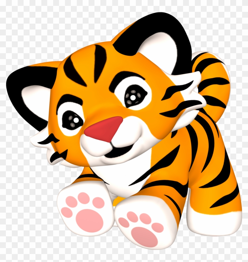 Baby Tiger Clipart - Tiger Clipart Png #182216
