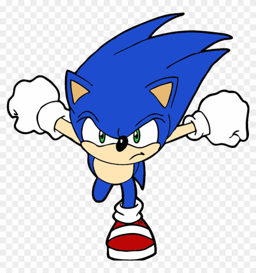 Sonic Clipart Sonic The Hedgehog Clip Art Cartoon Clip - Sonic The Hedgehog Cartoon #182231