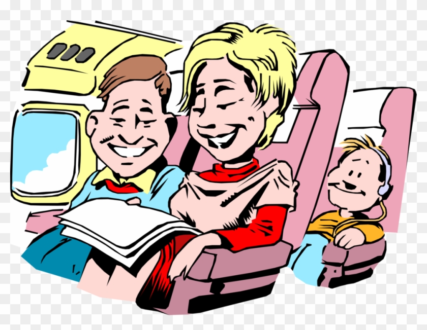 Vector Illustration Of Family Vacation Travel Holiday - Reisen Clipart #1027259
