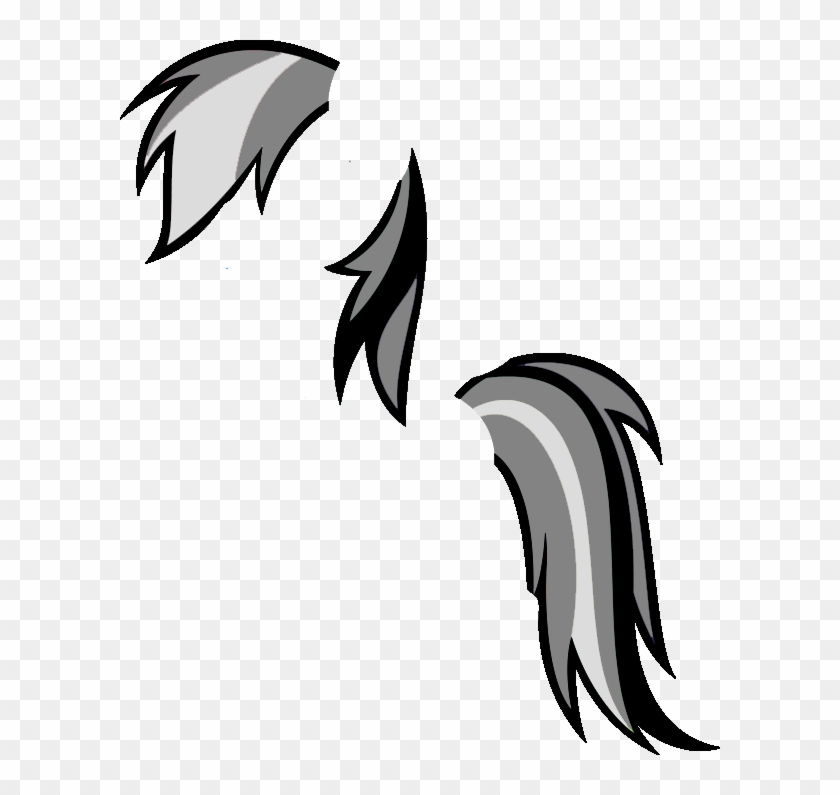 Rainbow Dash Hair Base By Sachidashie - Hair My Little Pony Png #1027299