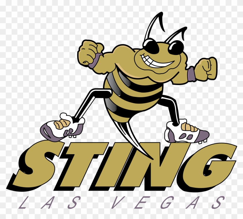 Las Vegas Sting Logo Black And White - Anaheim Piranhas #1027335