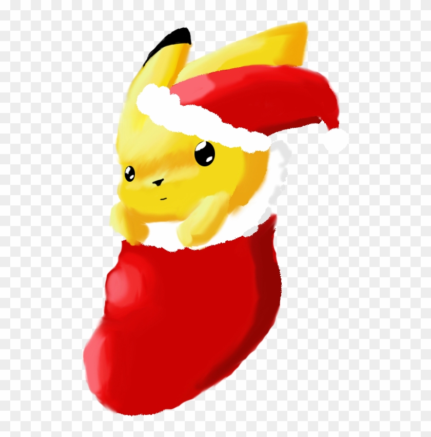 Christmas Pikachu By Ina0601 - Christmas Pikachu Transparent #1027393