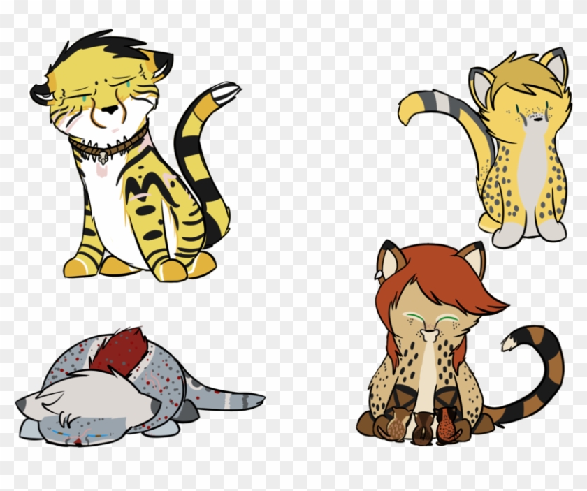 Cheetah Chibi's By Gypsycrest19 - Cartoon #1027406