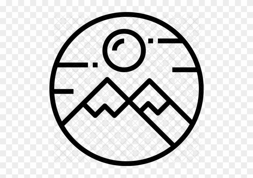 Mountain Icon - Mountain Tattoo Simple #1027444