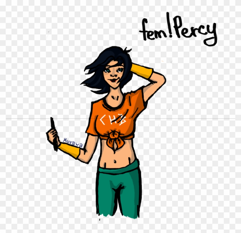 Percy Jackson By Murawa - Female Percy Jackson Fan Art #1027493