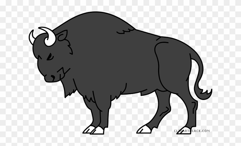 Bison Animal Free Black White Clipart Images Clipartblack - Bison Clipart #1027517