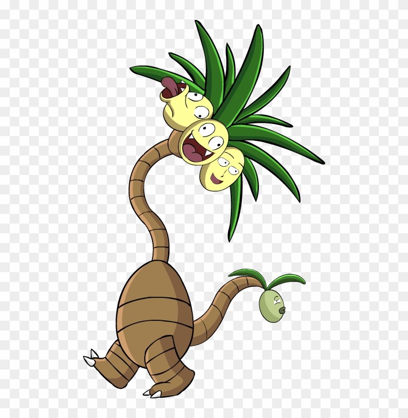 Pokémon Sun And Moon Ash Ketchum Vertebrate Cartoon - Pokemon Alolan Exeggutor Gif #1027616