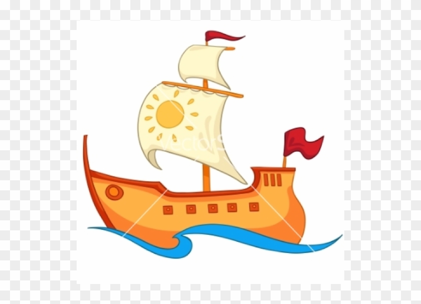 Telemachus And Pisistratus Set Sail For Pylos So They - Free Cartoon Ship #1027638