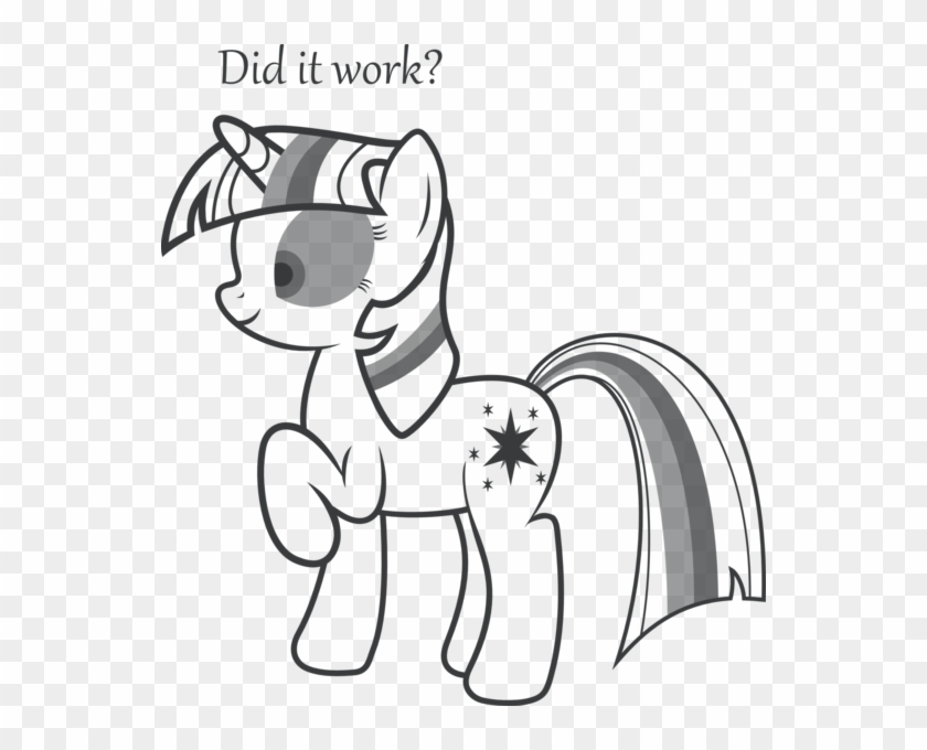 Pony Horse Clip Art Line Art White Face Black Black - Cartoon #1027678