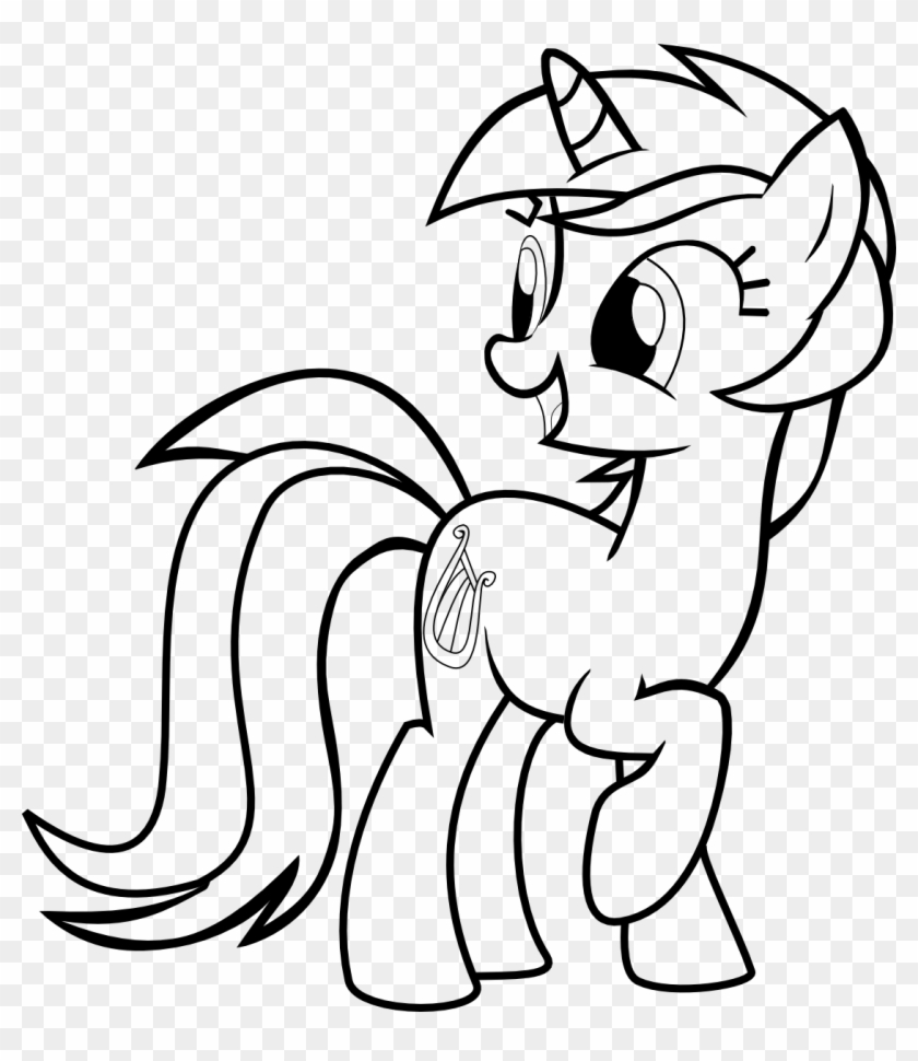 My Little Pony Coloring Derpy - My Little Pony Coloring Pages Lyra Heartstrings #1027687