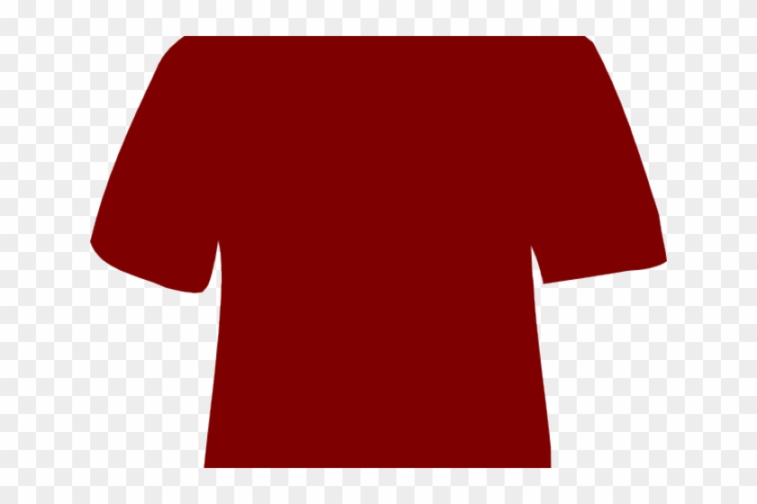 Maroon Clipart Red Tshirt - Active Shirt #1027805