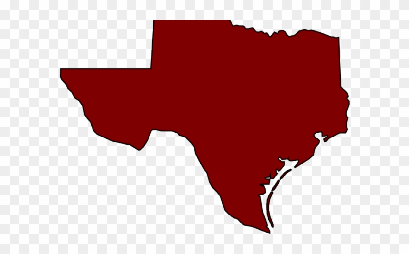 Maroon Clipart Texas - Texas With Heart Clipart #1027811