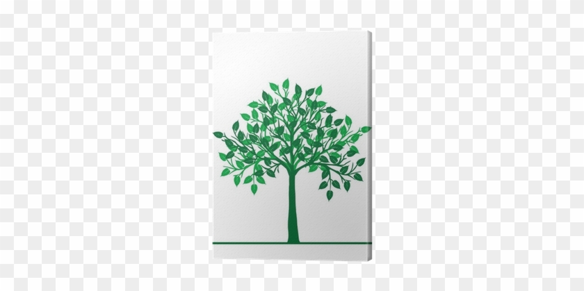 Cuadro En Lienzo Ilustración De Un Árbol Verde • Pixers® - Black Tree #1027939
