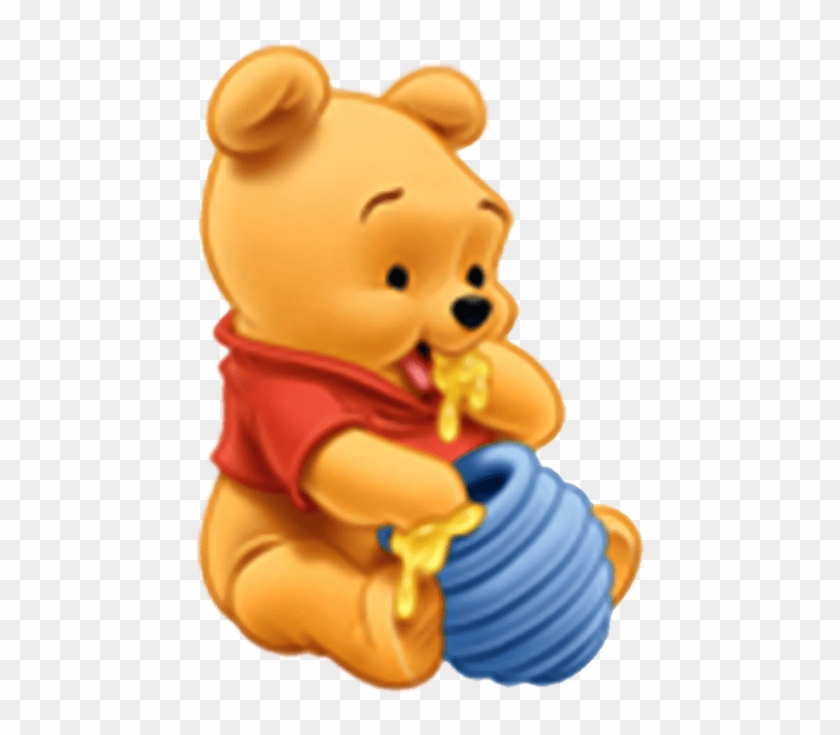 Winnie The Pooh Eating Honey - Free Transparent PNG Clipart Images 