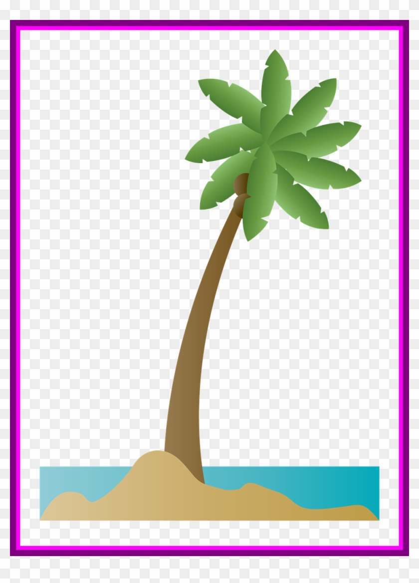 Stunning Beach Palm Tree Coconut Summer Palmtree Pic - ต้น มะพร้าว การ์ตูน Png #1028023