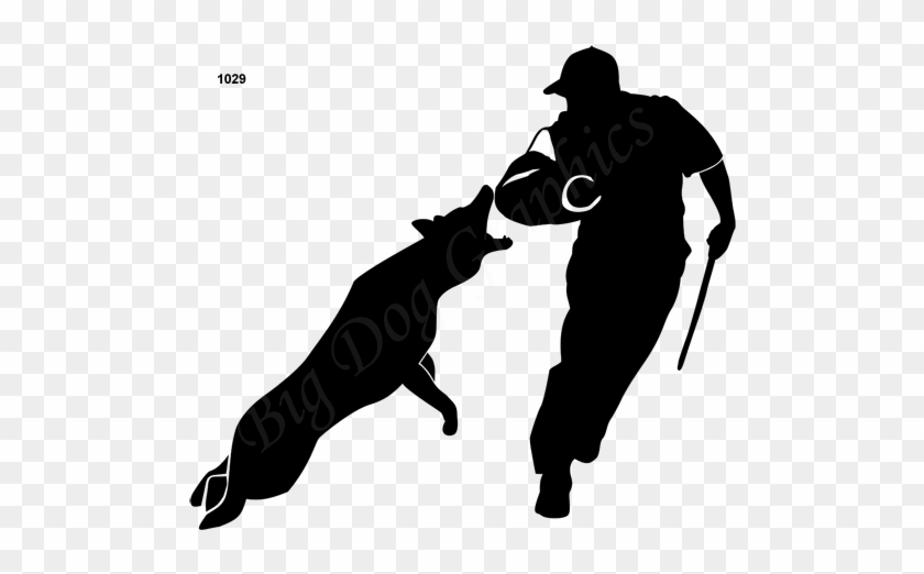 German Shepherd Schutzhund Silhouette #1028033