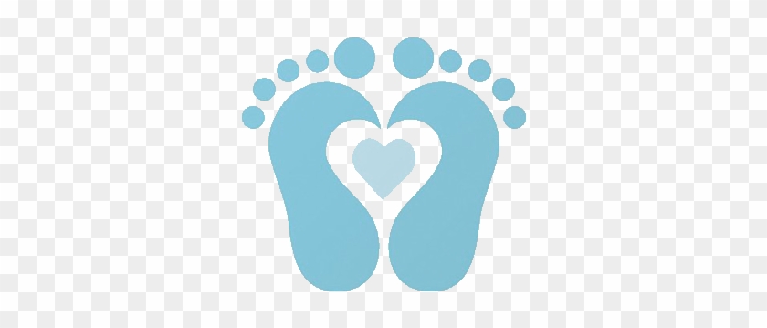 Baby Footprint Clip Art - Baby Shower Clip Art #1028079