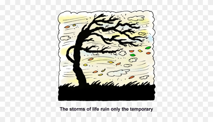 Free Windstorm Cliparts, Download Free Clip Art, Free - Tree In Storm Clipart #1028292