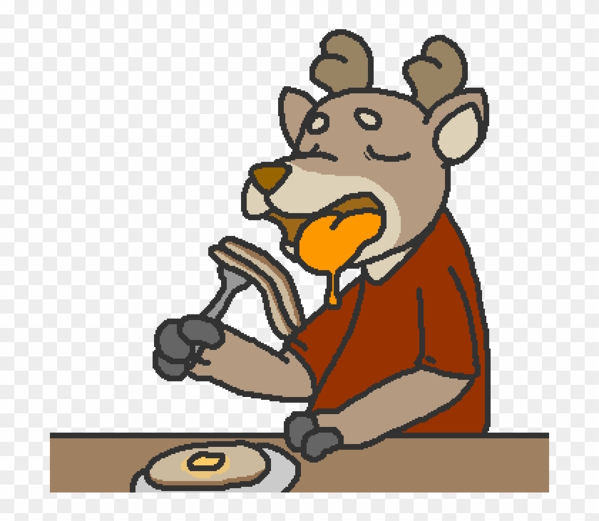 Eating Pancakes* By Eveningclouds On Clipart Library - Clip Art #1028322