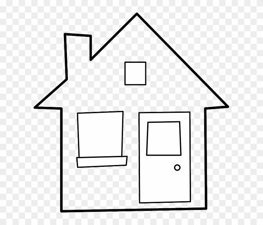 Architecture Home, House, Building, Architecture - House Outline #1028385