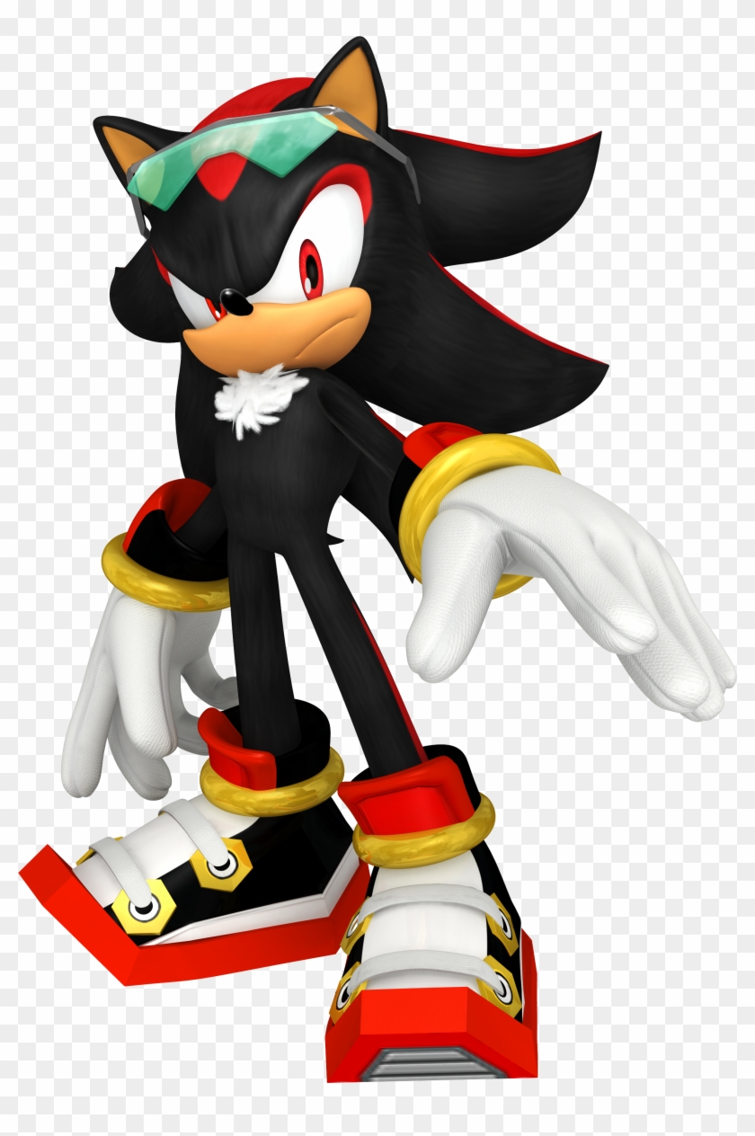 Sonic Free Riders Signature Render - Shadow The Hedgehog Riders #1028439