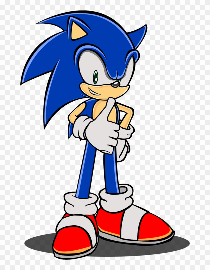 Sonic New Design By Trungtranhaitrung - Sonic X Thumbs Up #1028488