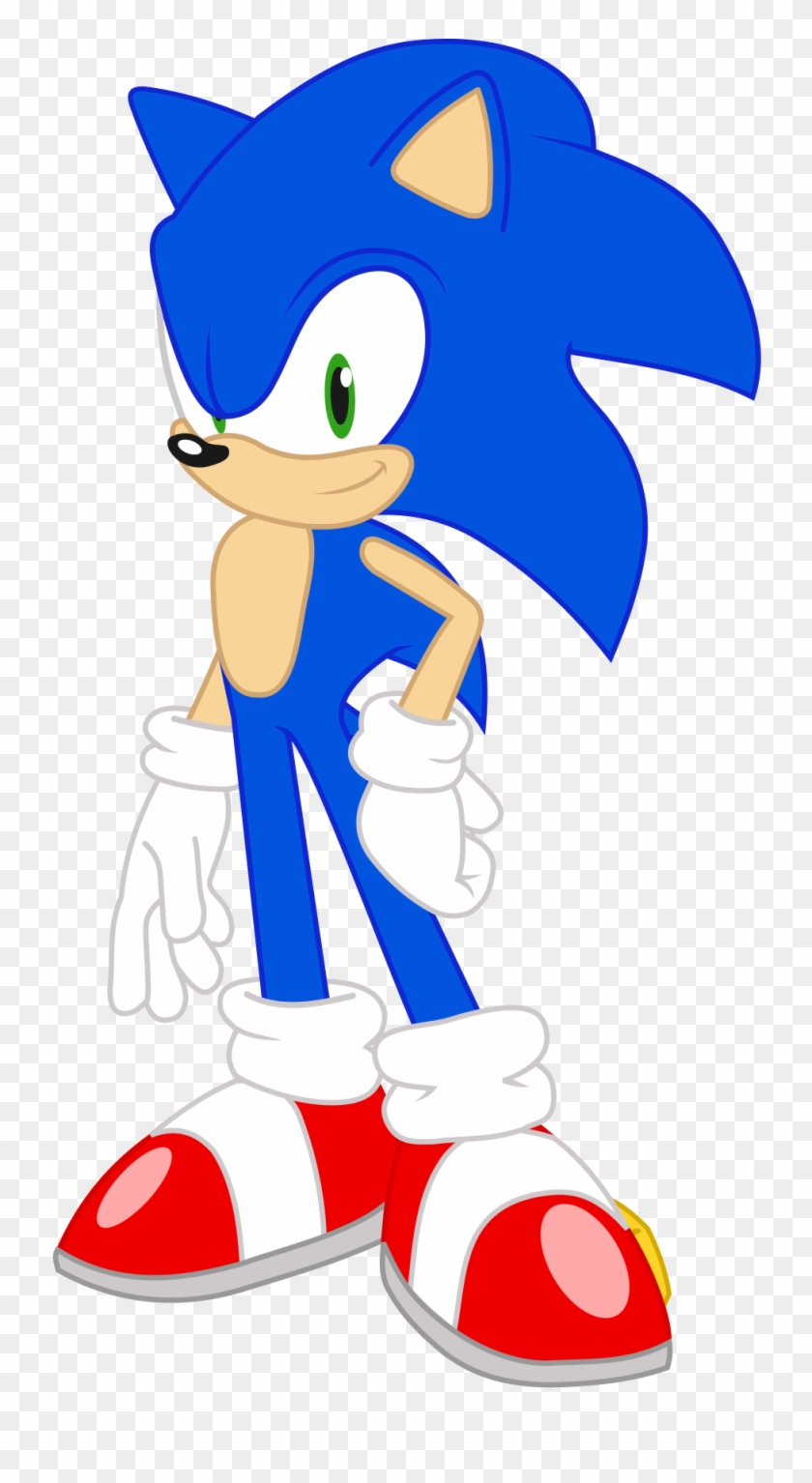 Sonic Equestria Vector - Sonic The Hedgehog Vector #1028503