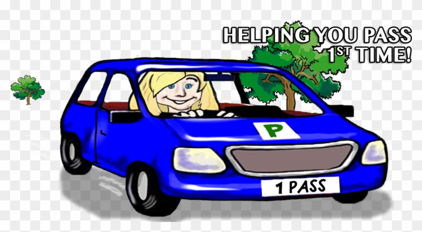 Driving Clipart Driving Lesson - City Car #1028537