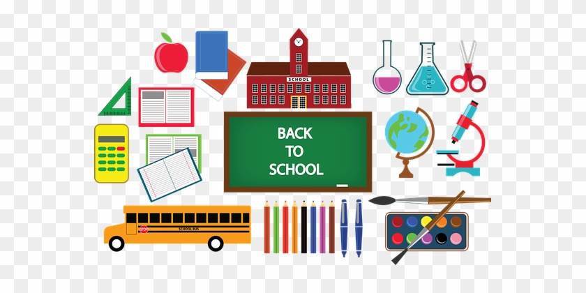 Education Back To School School Supplies P - Beginning A New Session In School #1028580