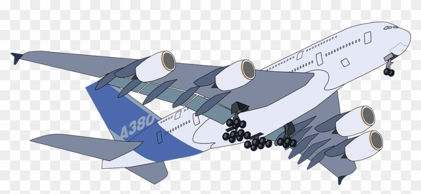 Pictures Of Cartoon Airplanes 18, Buy Clip Art - Vector A380 #1028592