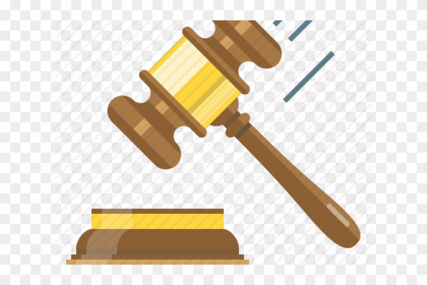 Lawyer Clipart Court Justice - Court Hammer Transparent #1028618