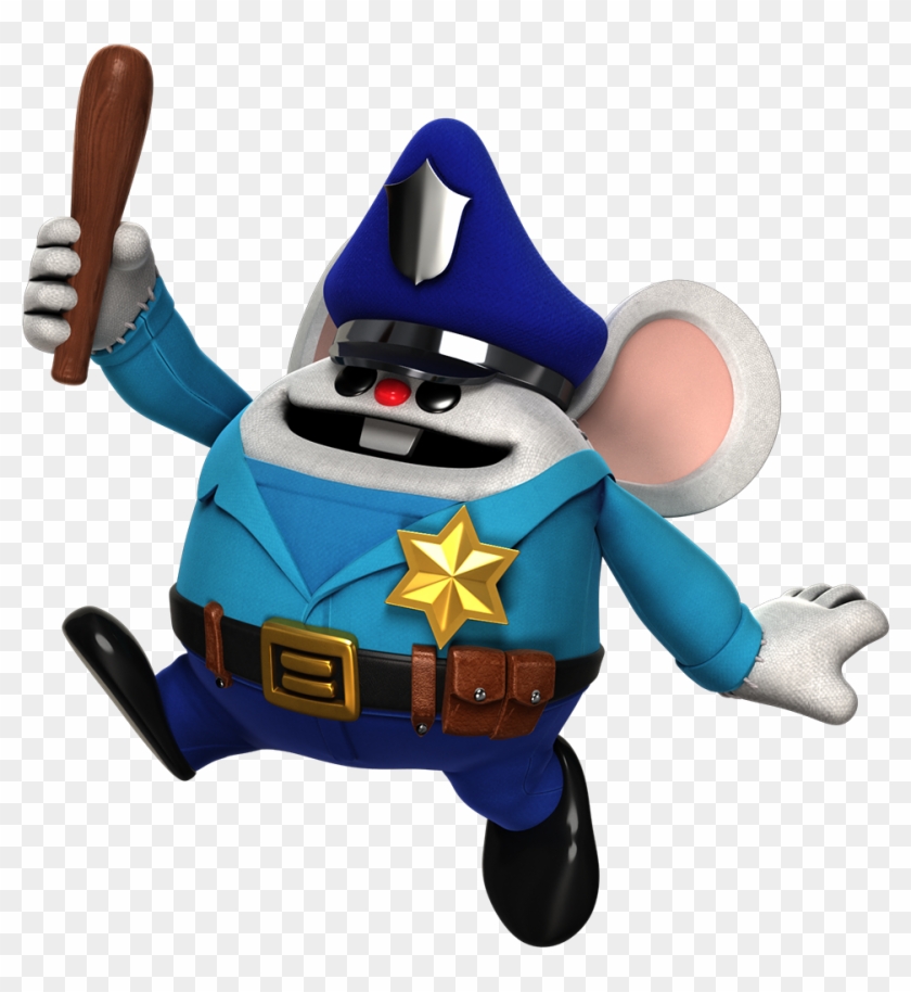'police Mouse Mappy Is Here To Bring Justice To Bunkum - Figurine #1028629